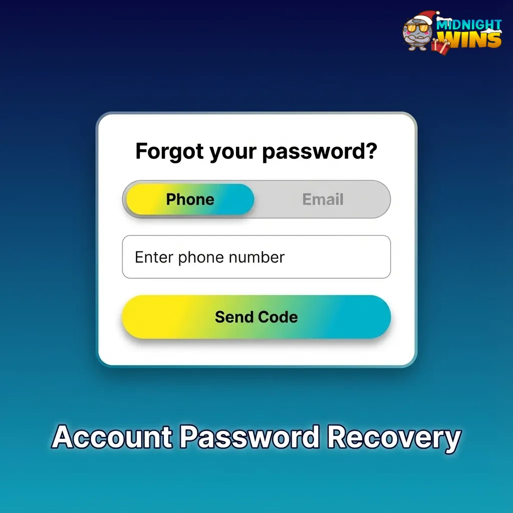Illustration of a user resetting a forgotten account password online through a step‑by‑step recovery process