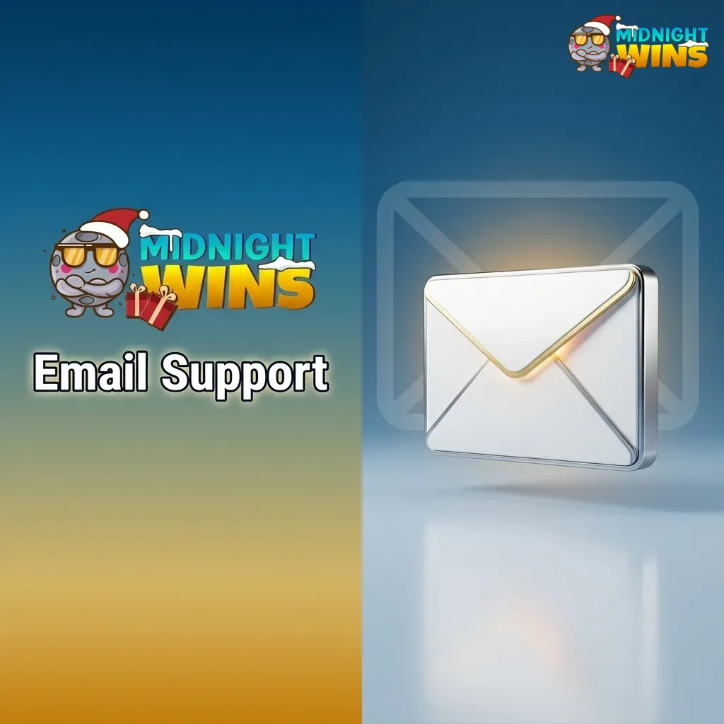 Illustration of email support: person typing message with icons for attachments, clock for non‑urgent help, and support addresses visible.