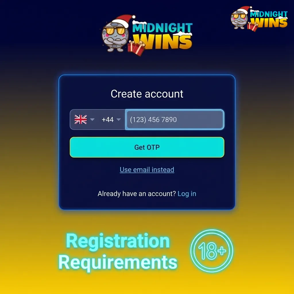 Graphic titled “Registration Requirements” summarising UK online gambling sign-up rules and ID verification documents