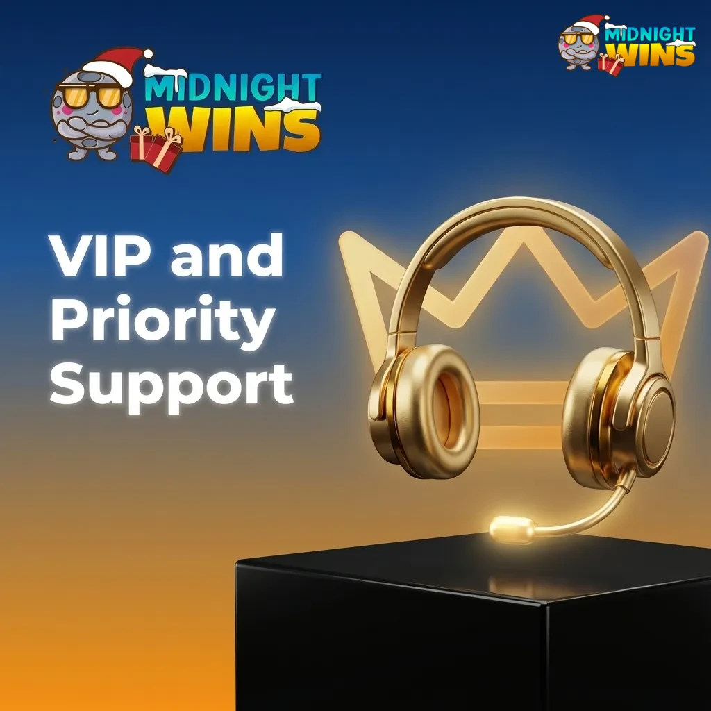 Illustration of a VIP player receiving priority customer support via live chat, email, and phone from a dedicated support team
