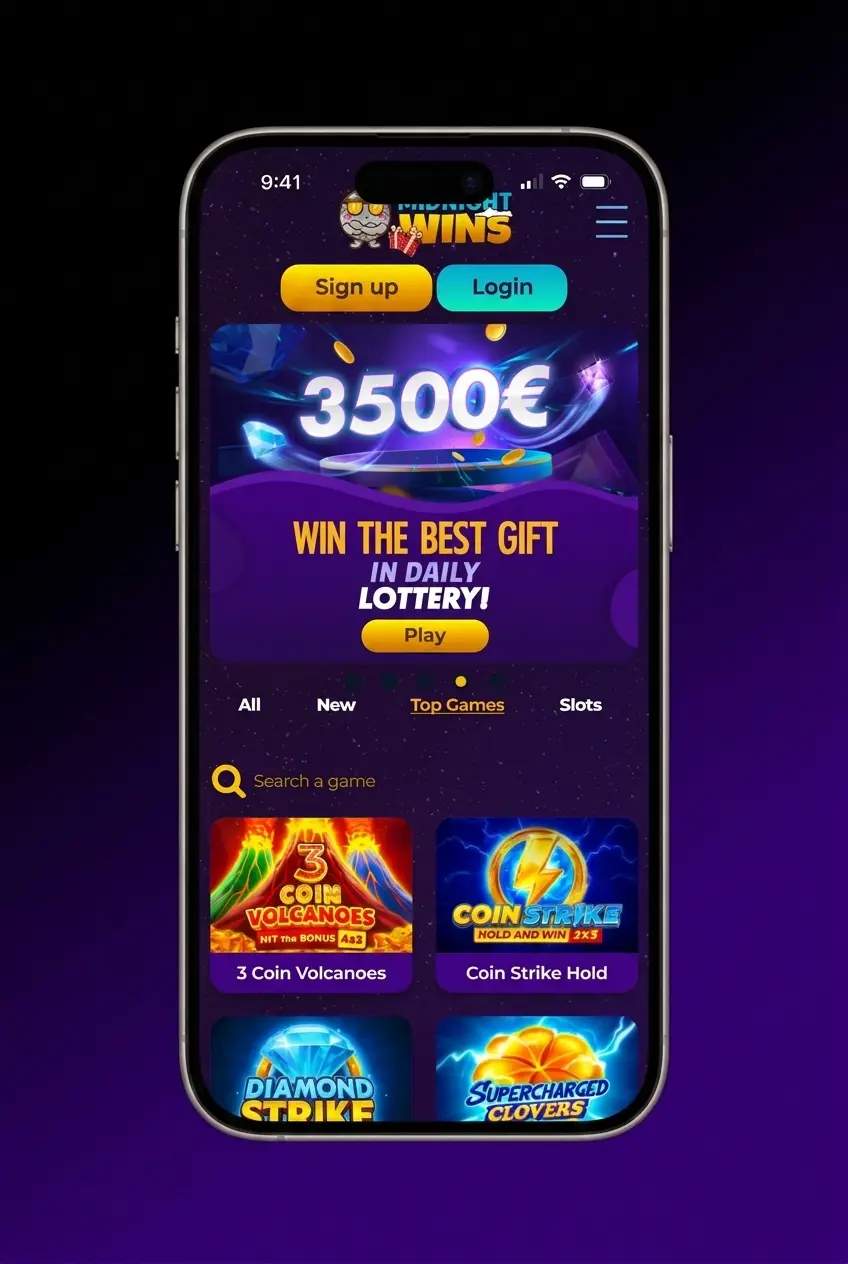 Four steps to download and install the free Midnight Wins APK on Android phones