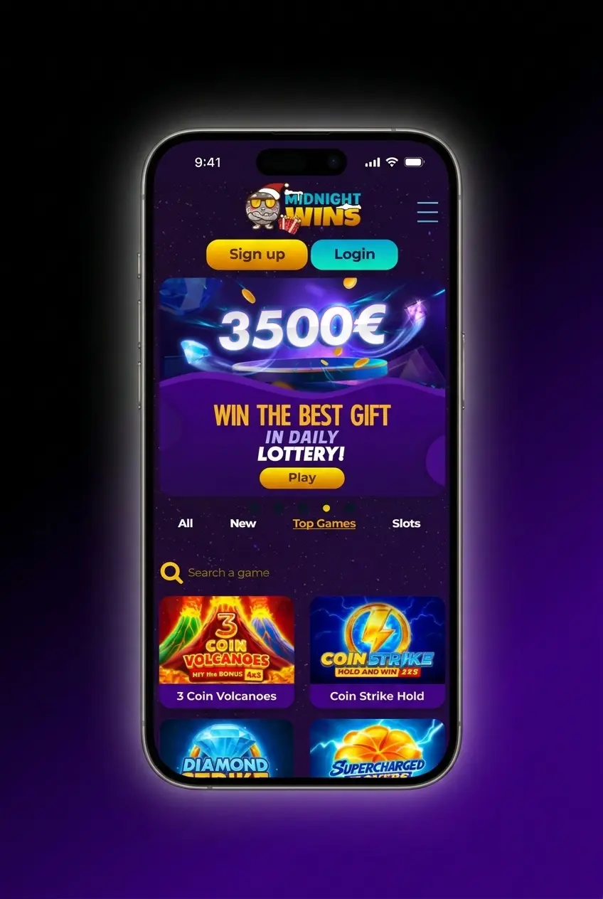 Steps to claim a Midnight Wins UK bonus, from registration and payment to promo code entry and activation