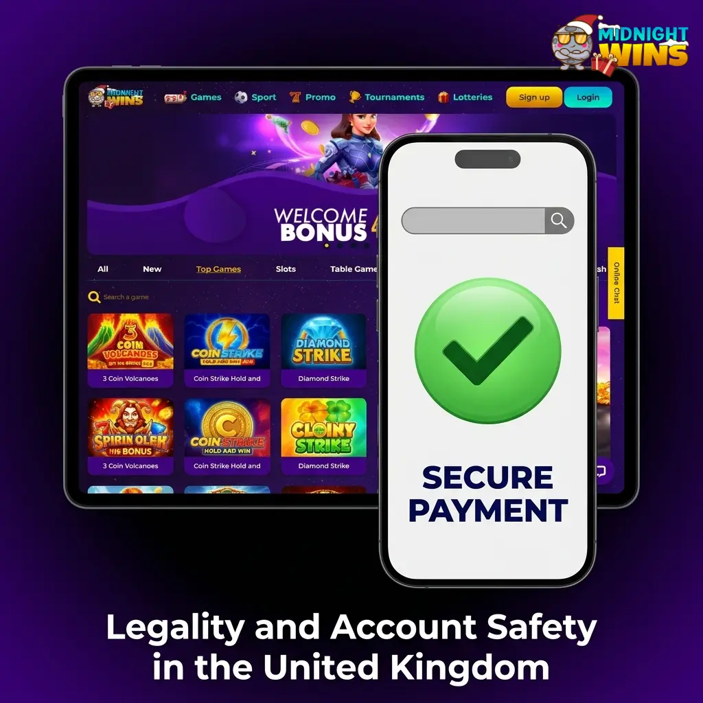 UK gambling regulation and Midnight Wins encrypted account safety checks for 2026